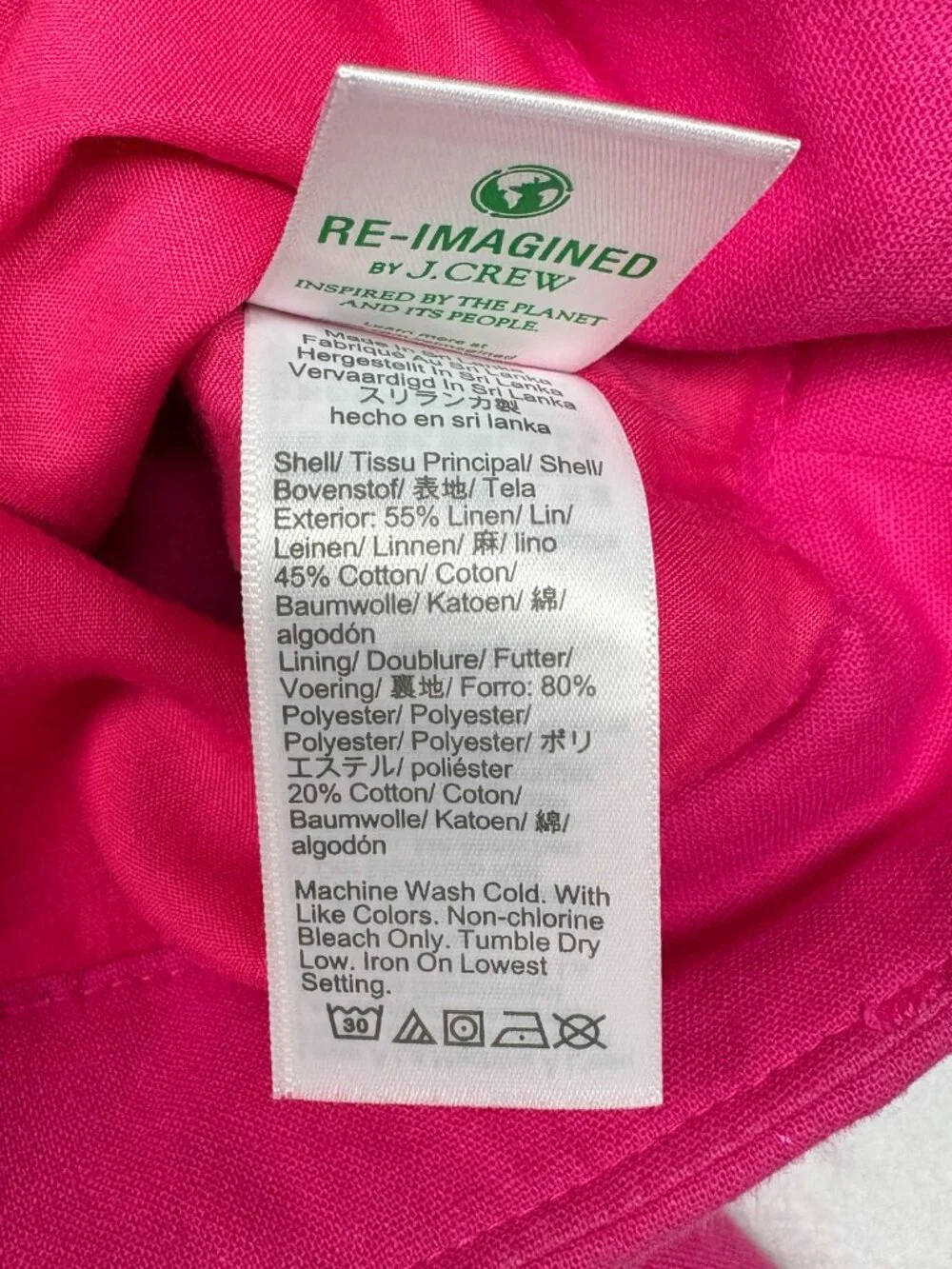 J. Crew Factory crew linen